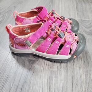 Keen Shoes Girls Size 1 Pink Sandals Newport H2 Water Hiking Outdoor Closed Toe